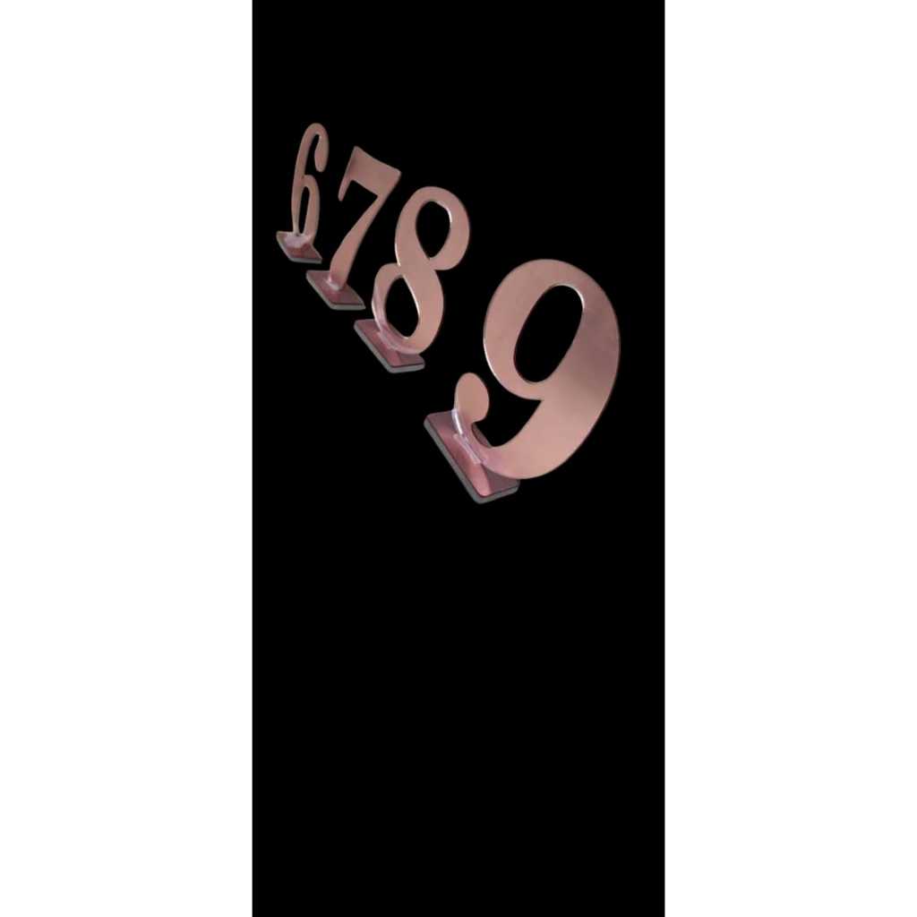 Huruf timbul akrilik lapis spon eva tinggi huruf 30 cm