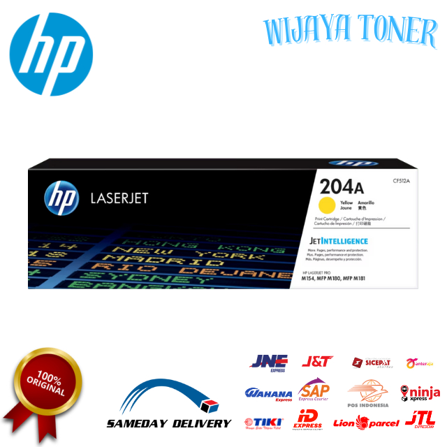 Toner HP 204A Yellow Original (CF512A)