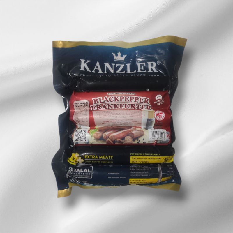 

Kanzler blackpepper frankfurter 300gram