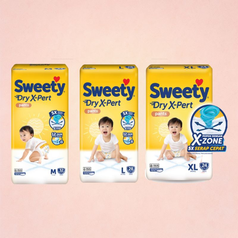Sweety Popok Bayi ukuran S/M/L/XL/XXL