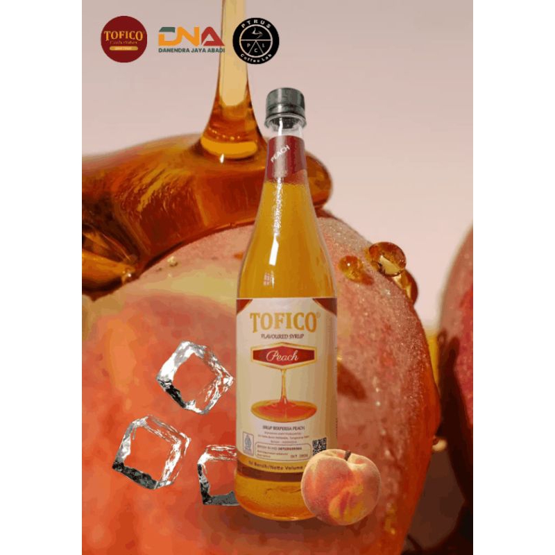

Sirup Peach - Peach Syrup - Tofico 1 ltr