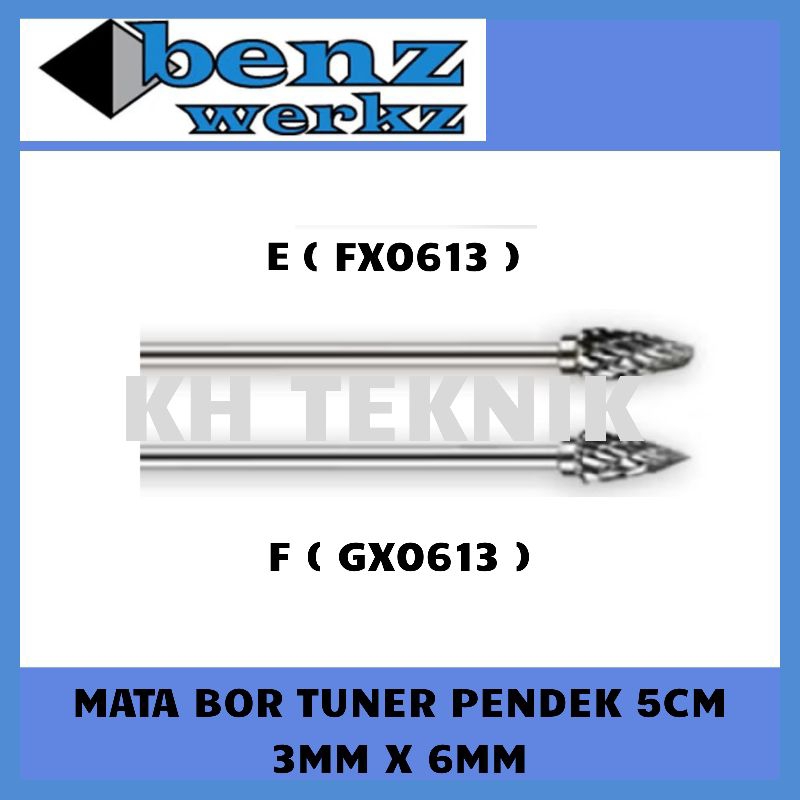 BENZ WERKZ TUNER MATA BOR PENDEK 5CM