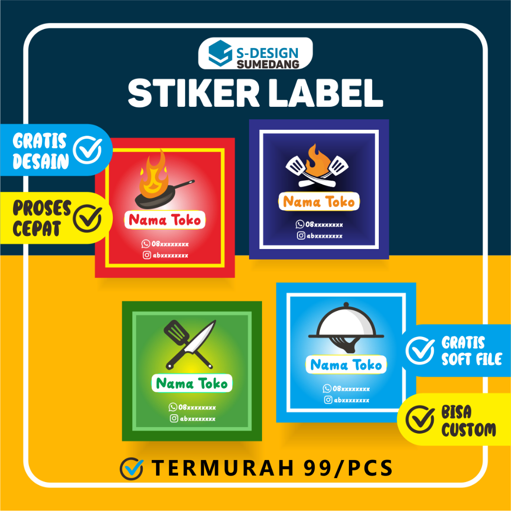 

STIKER LABEL TERBAIK CABANG SDESAIN SUMEDANG / STIKER / LABEL / CETAK STIKER / STIKER LABEL / KOTAK