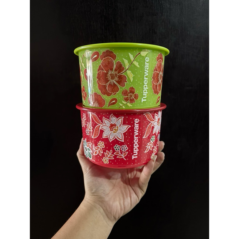 Batik Canister 940ML 1Set Toples Tupperware