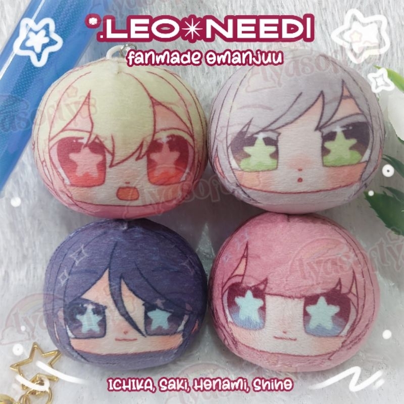 Project Sekai LeoNeed Fanmade Omanjuu (Mochi Keychain) by:tyasofty
