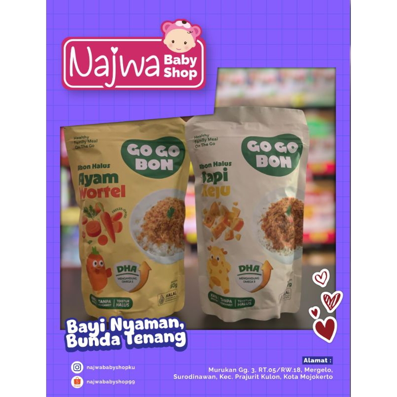 

GOGOBON ABON MPASI 50g/ABON SIAP MAKAN