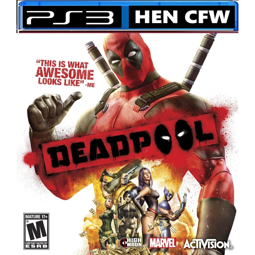 Bd dvd game ps3 deadpool
