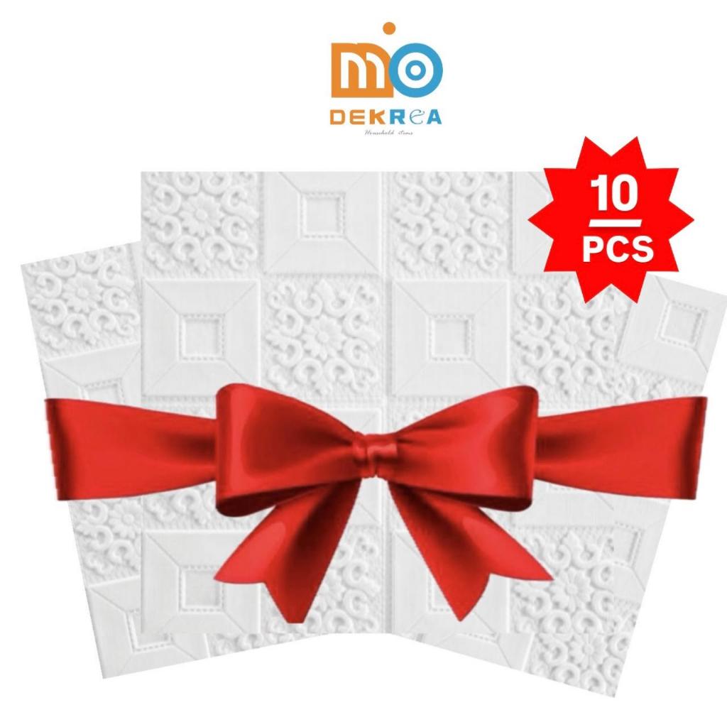 DEKREA - Wallpaper Dinding Ukuran Besar 70x70cm 3D Foam Bata Classic Wallpaper 10pcs