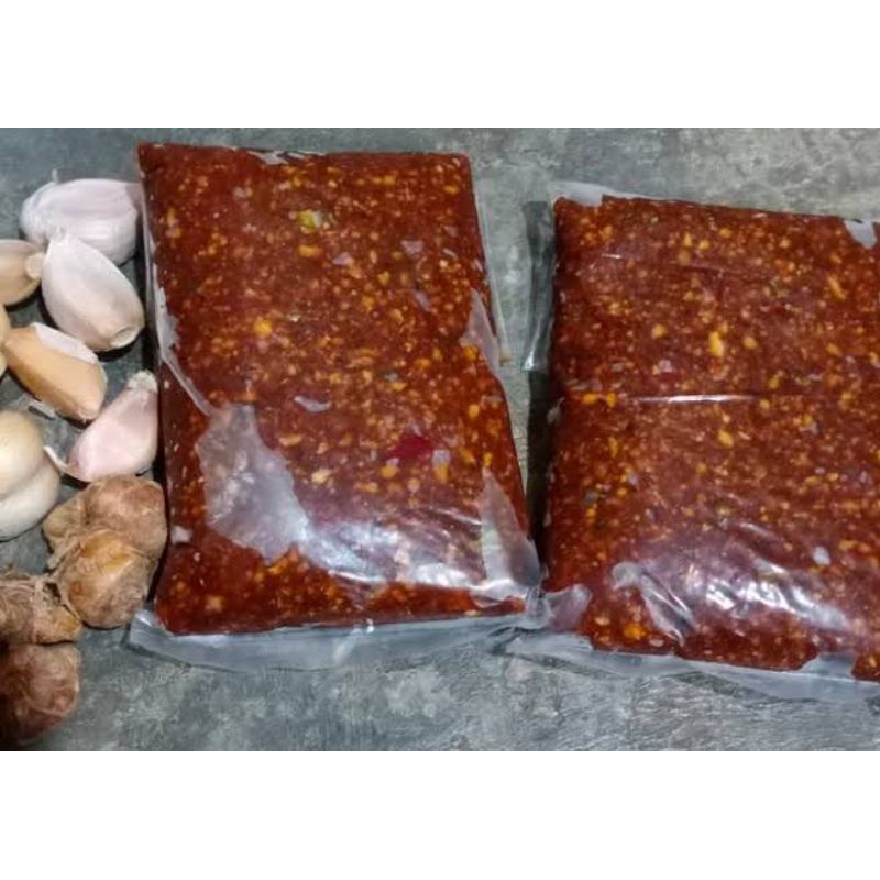 

Bumbu Pecel Pedas Manis kab.Langkat Halal berat 800gram