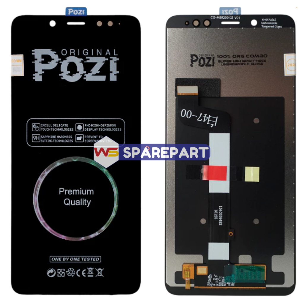 LCD XIAOMI REDMI NOTE 5 / NOTE 5 PRO - POZI XIAOMI ORIGINAL FULLSET