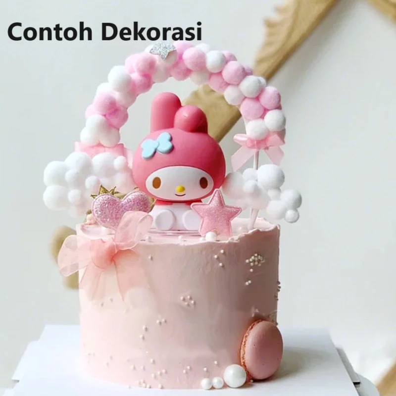 Cake Topper Tema My Melody Murah / Hiasan Kue My Melody
