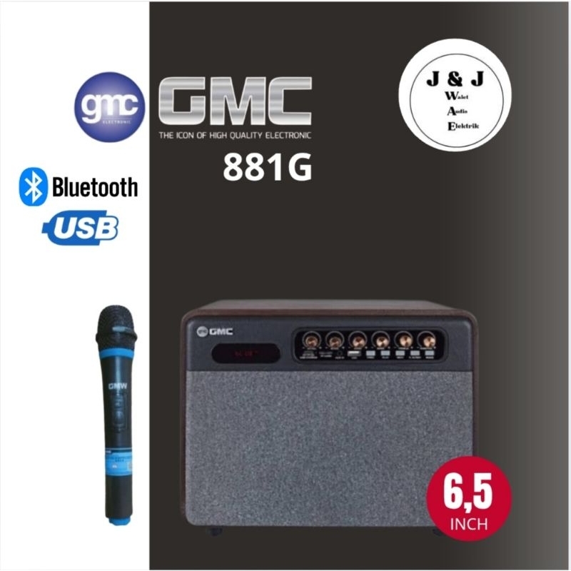 SPEAKER PORTABLE 6,5 INCH GMC 881G SPEAKER AKTIF GMC