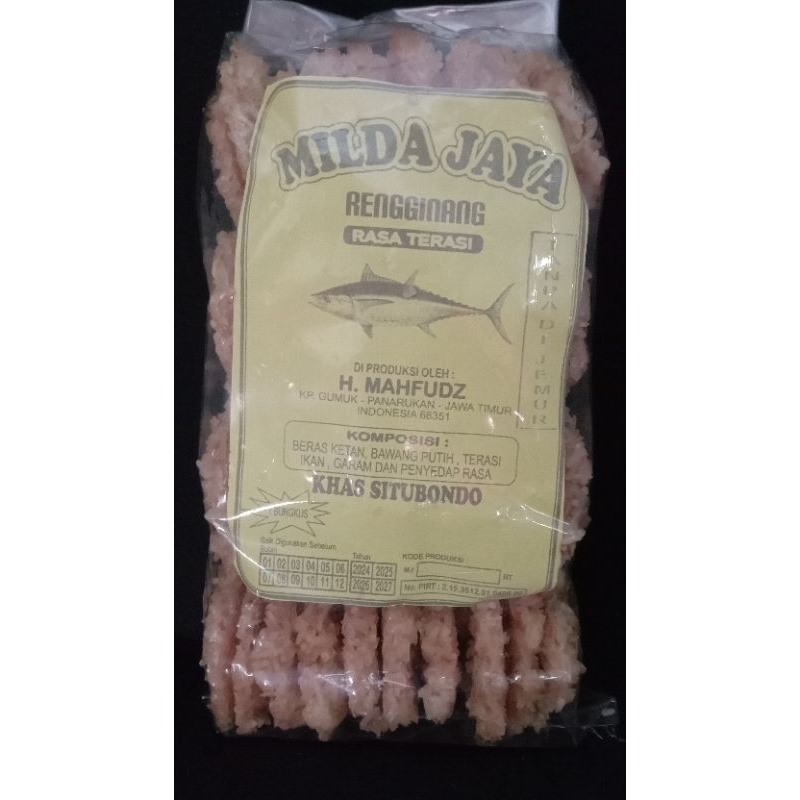 

Rengginang Situbondo Milda Jaya rasa Terasi