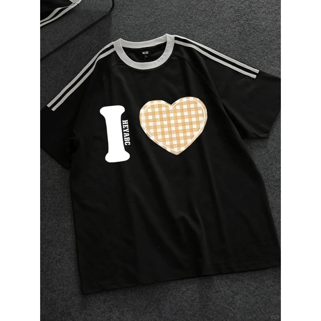 Rise Mode Korea kaos pria wanita T-shirt baju oversize t shirt distro