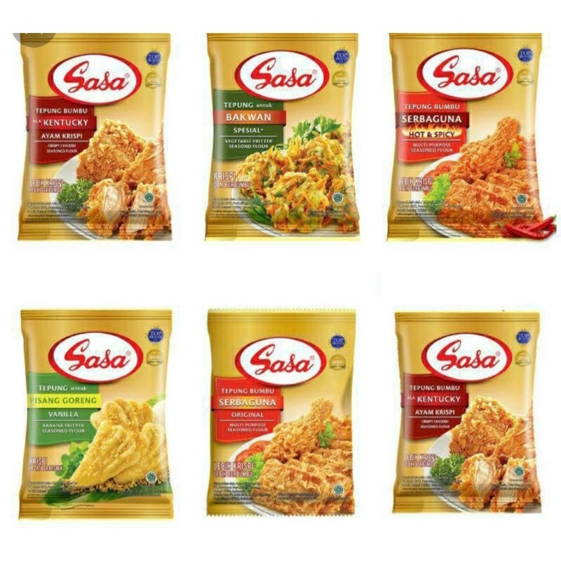 

Sasa Tepung Bumbu All varian 70gr//90gr