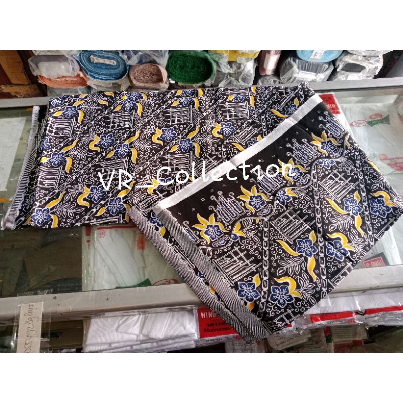 BAHAN BATIK BADUY BUHUN KUNING / ANGKLUNG KUNING / KUNING GRADASI / KAIN PANJANG BATIK BADUY MOTIF A