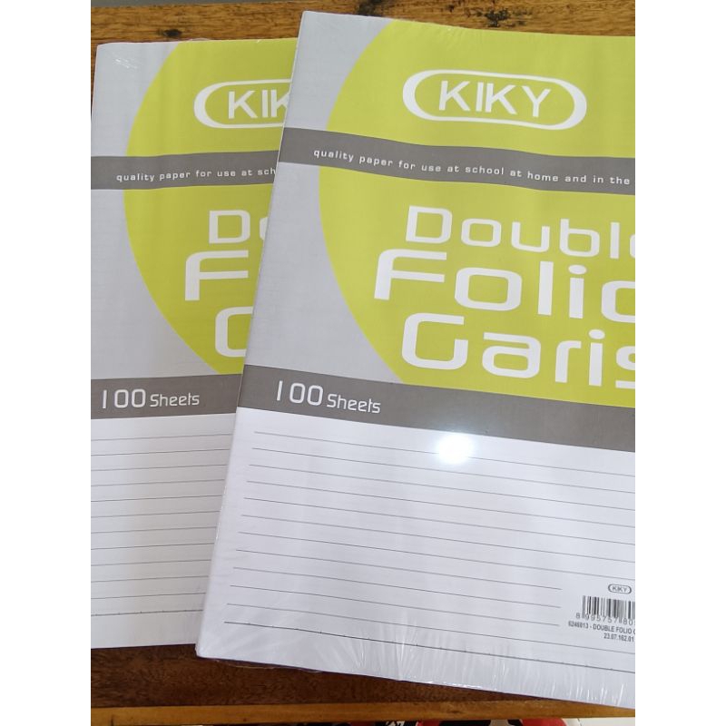 

KIKY KERTAS FOLIO BERGARIS – SOLUSI IDEAL UNTUK CATATAN, SKETSA, DAN KREATIVITASMU!DENGAN KUALITAS TERBAIK