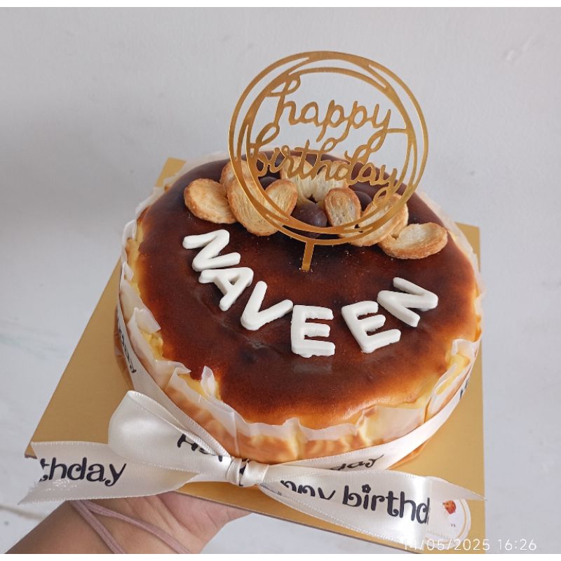 

BIRTHDAY BURNT CHEESECAKE ORIGINAL DIA 18CM
