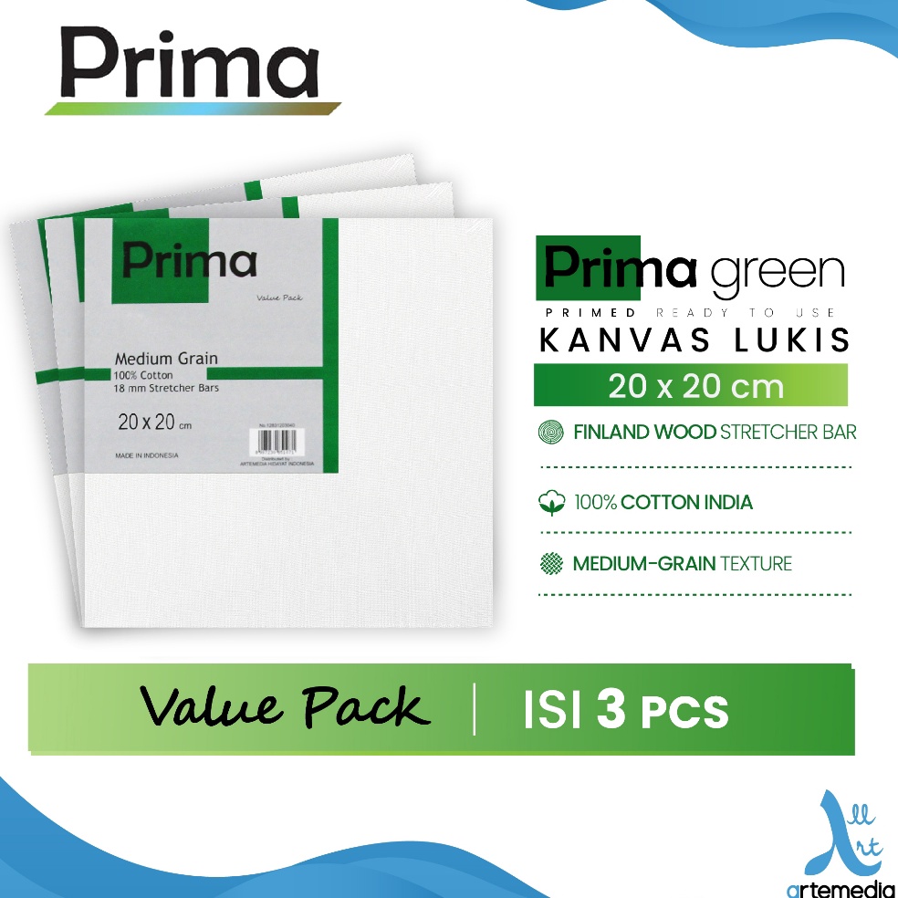 

KODE O68I Prima Green 2x2cm Value Set Cotton Canvas
