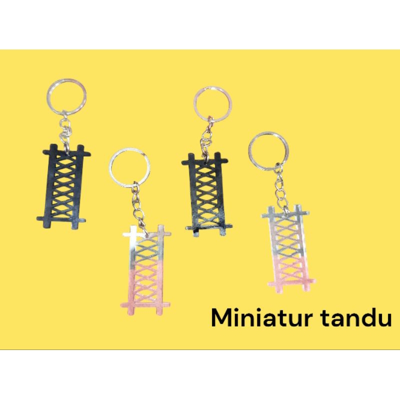 MINIATUR TANDU BAHAN ACRILIK POTONGAN RAPIH LASER KOMPUTER