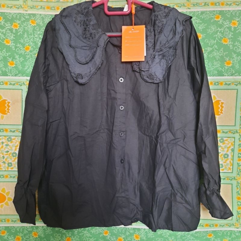 ORI NO SECOND Hem Wanita Import Atasan Kemeja Kantor