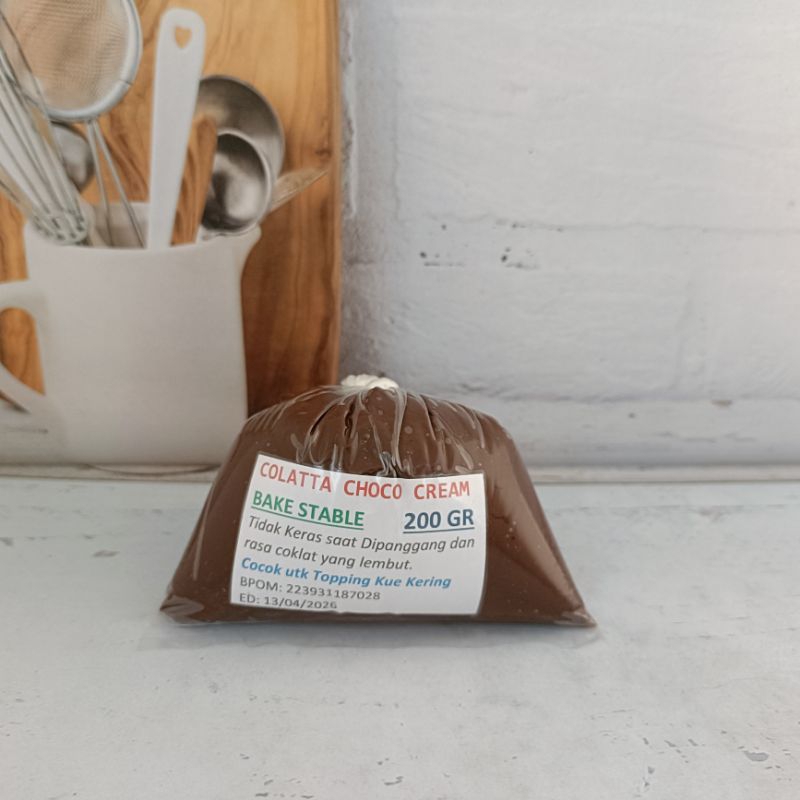 

COLATTA CREAM CHOC BAKE STABLE REPACK ( 200GR )