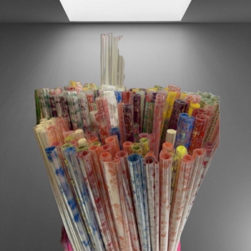 (10 Lembar) Plastik Parcel Pembungkus Plastik Parcel Motif Dan Bening Motif Plastik Ukuran 75x90