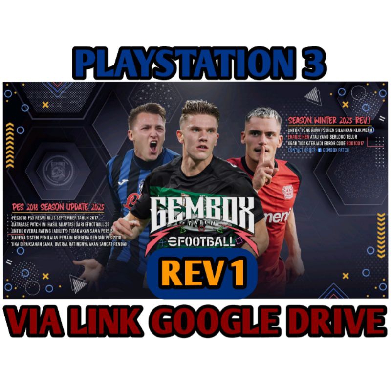 Game Bola PS3 GEMBOX PATCH WINTER 2025