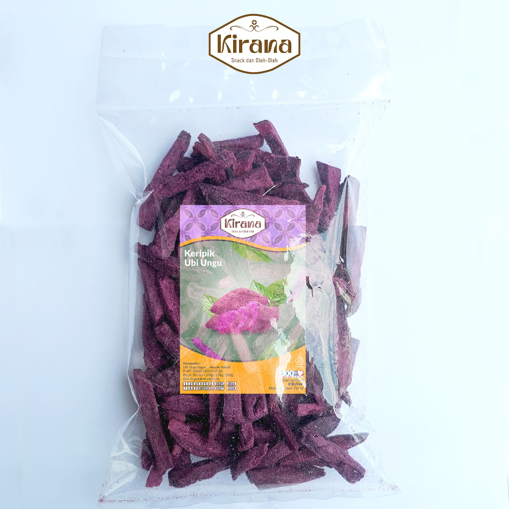 

Kirana Snack Grosir - Keripik Sayur Keripik Ubi Ungu 250 gr - Keripik Sayur/Keripik Ubi Ungu/Keripik Ubi Madu