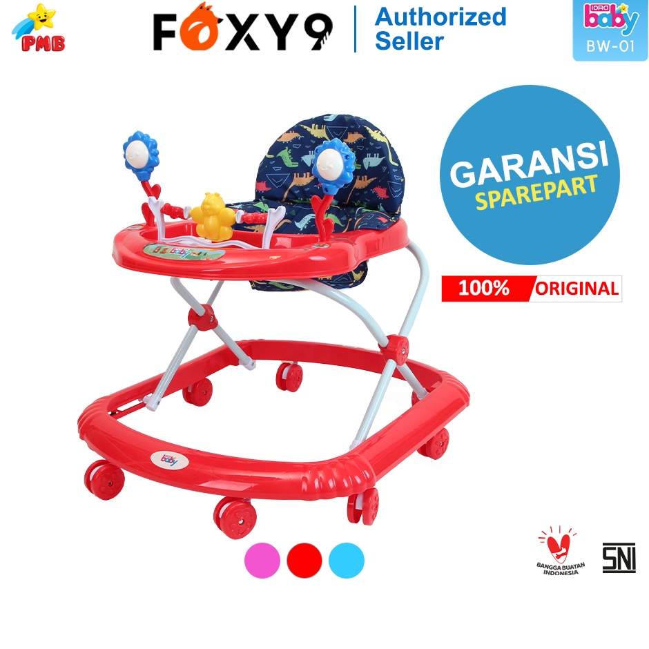 KODE K34D Baby Walker Alat Bantu Jalan Bayi Rolling PMB IORA BW 1