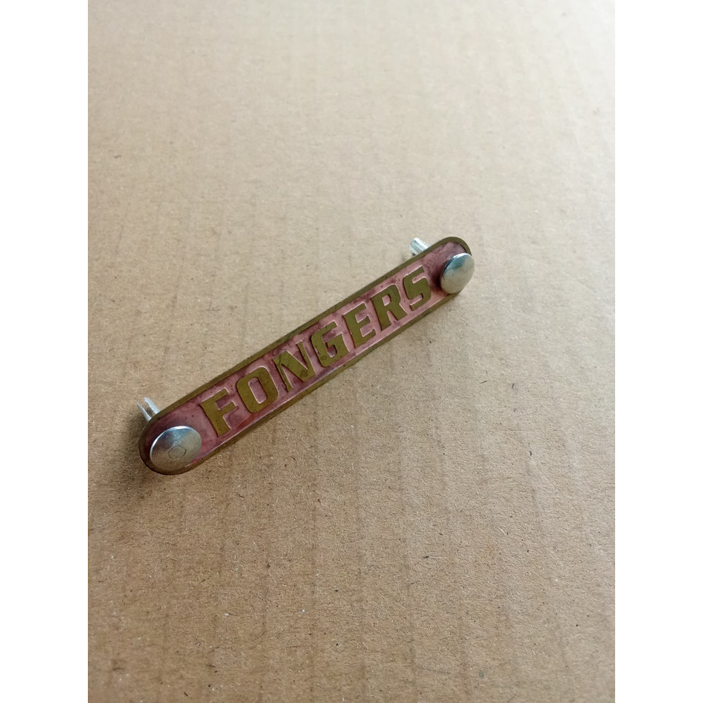 Emblem Sadel Sepeda Onthel Fongers untuk onthel