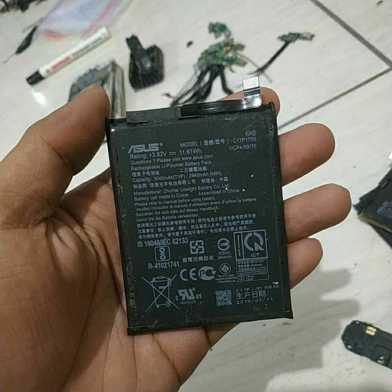 baterai bekas Asus L1 model C11P1709