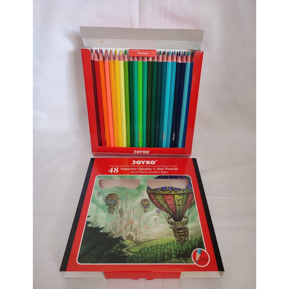 

KODE E84K Pensil warna Color pencils CP127 48 warna Joyko