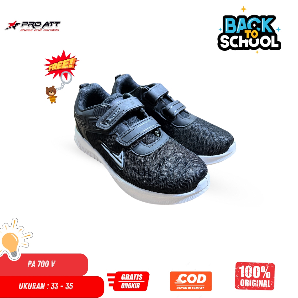 Sepatu Sekolah Anak (SD) PRO ATT PA 700 V Original
