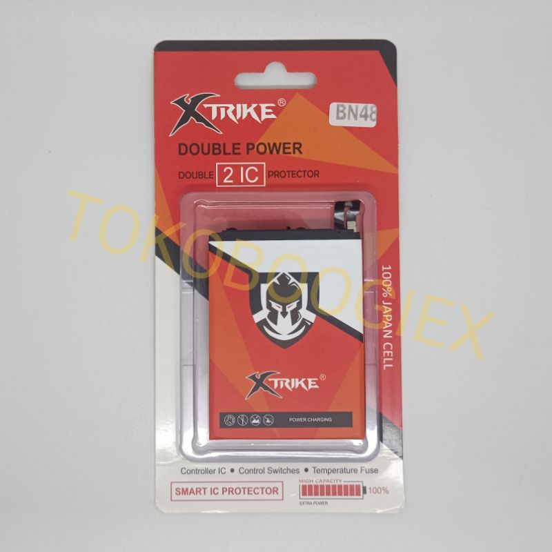 Baterai XTRIKE DOUBLE POWER Xiaomi Redmi Note 6 Pro BN48 BN-48