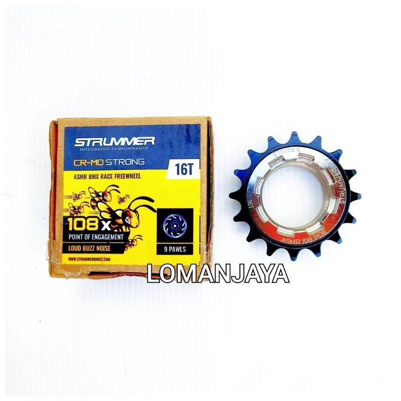 Freewheel Gir Tawon Sepeda Bmx 16 T Strummer 9 Pawl