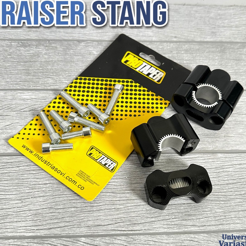KODE F59D RISER STANG FATBAR ORIGINAL PROTAPER FULL CNC RAISER KLEMAN PENINGGI DUDUKAN TRONDOL STAND
