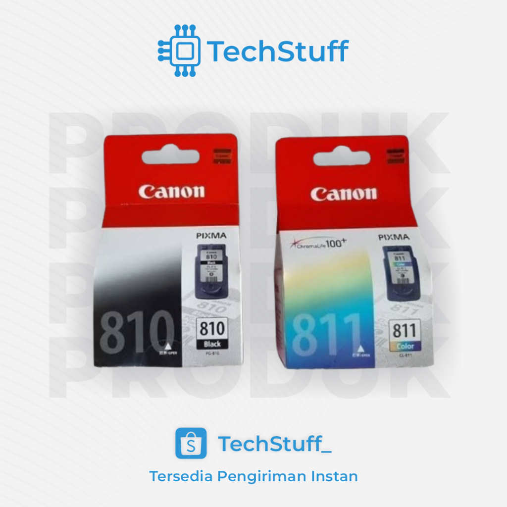 Cartridge Canon 810 Black dan 811 Colour