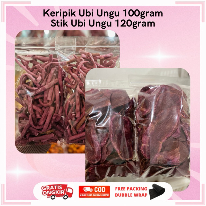 

KERIPIK UBI UNGU ORIGINAL 100GRAM | STIK UBI UNGU 120GRAM