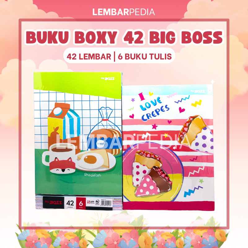 

Buku Tulis Panjang Big Boss 42 lembar - 6 Buku Tulis