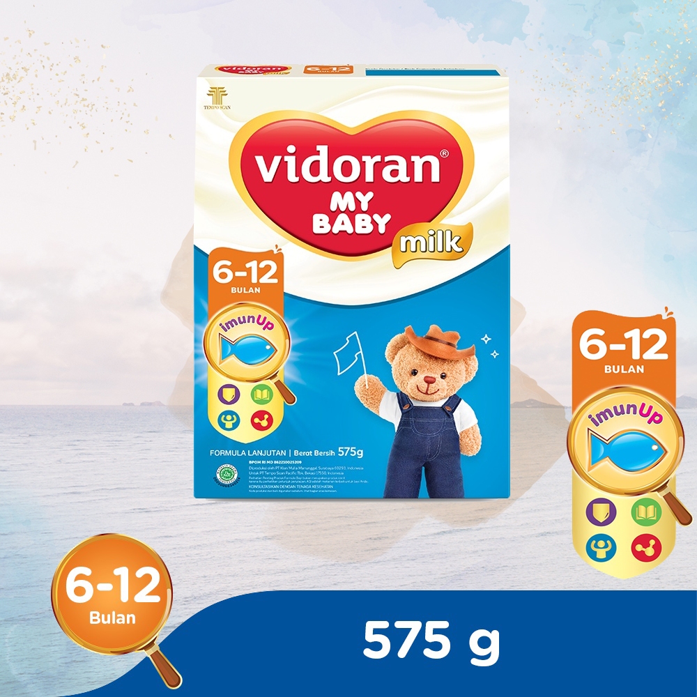 Vidoran My Baby 6-12 Bulan 575gr - Vidoran Susu Formula Usia 6-12 Bulan 575 gr