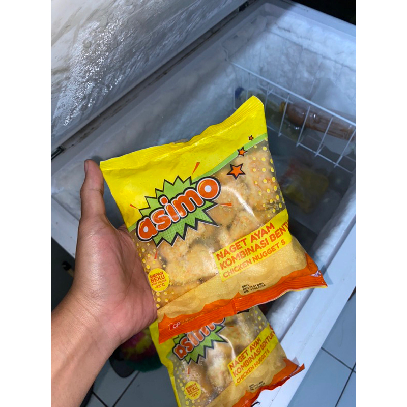

NAGET AYAM ASIMO KOMBINASI BENTUK CHICKEN NUGGET S(250gr)