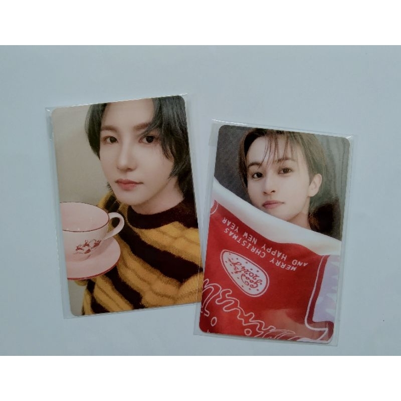 photocard (pc) pink christmas mark xmas