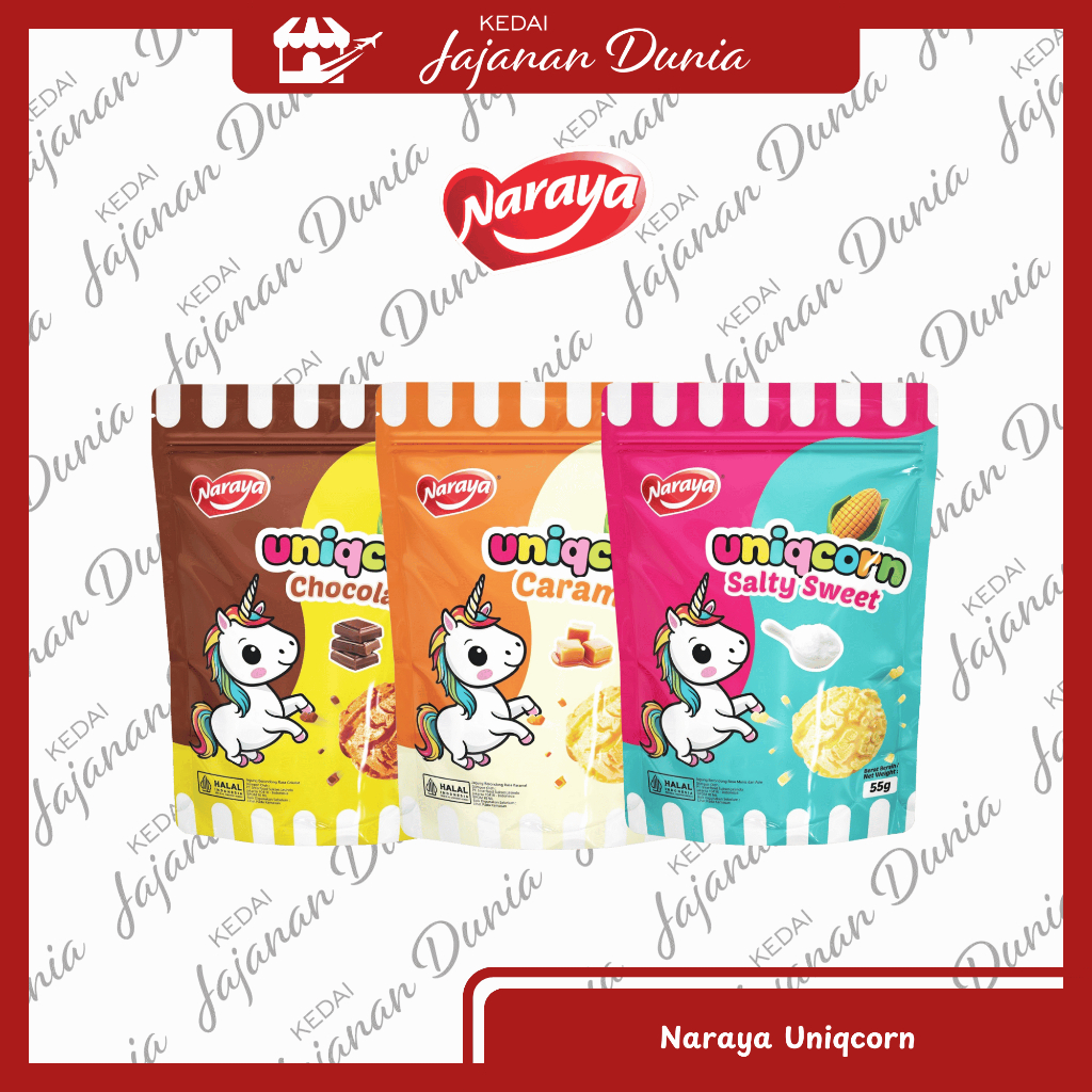 

Naraya Uniqcorn Chocolate Caramel Sweet Salty 55gr | Popcorn