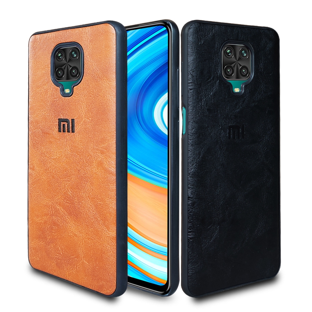 [CUCI GUDANG] Case Hp Xiaomi Redmi Note 9 Pro Premium Leather Case Softcase Casing Kulit Slim Cover