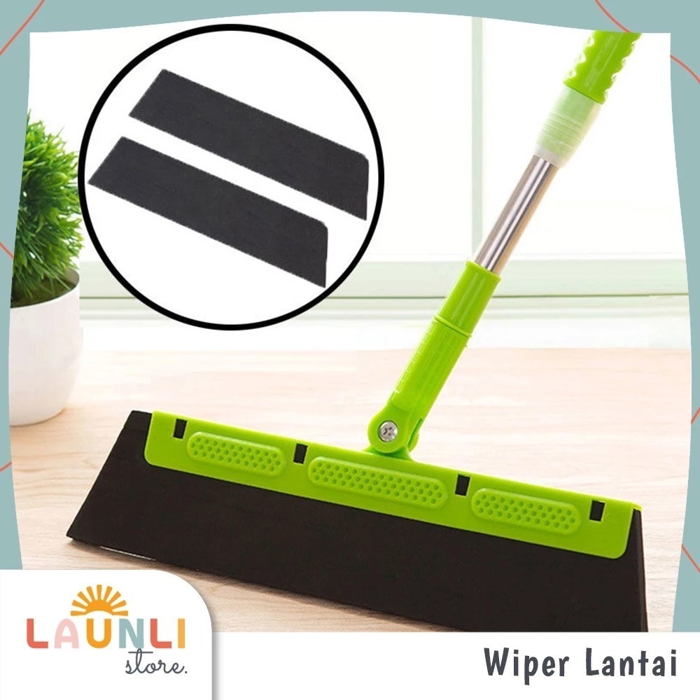 Wiper Lantai Alat Pel Lantai Serok Air Hujan Karet Pembersih Pendorong Air