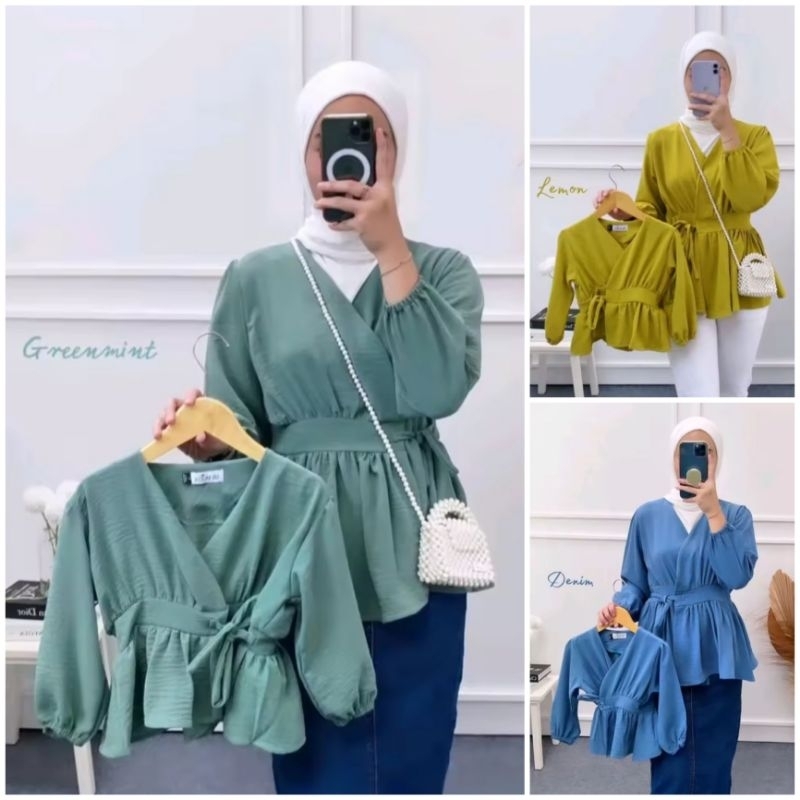 Lova Couple Ibu Dan Anak / Baju Couple Ibu Dan Anak perempuan / Blouse Couple Ibu Anak / Atasan Coup