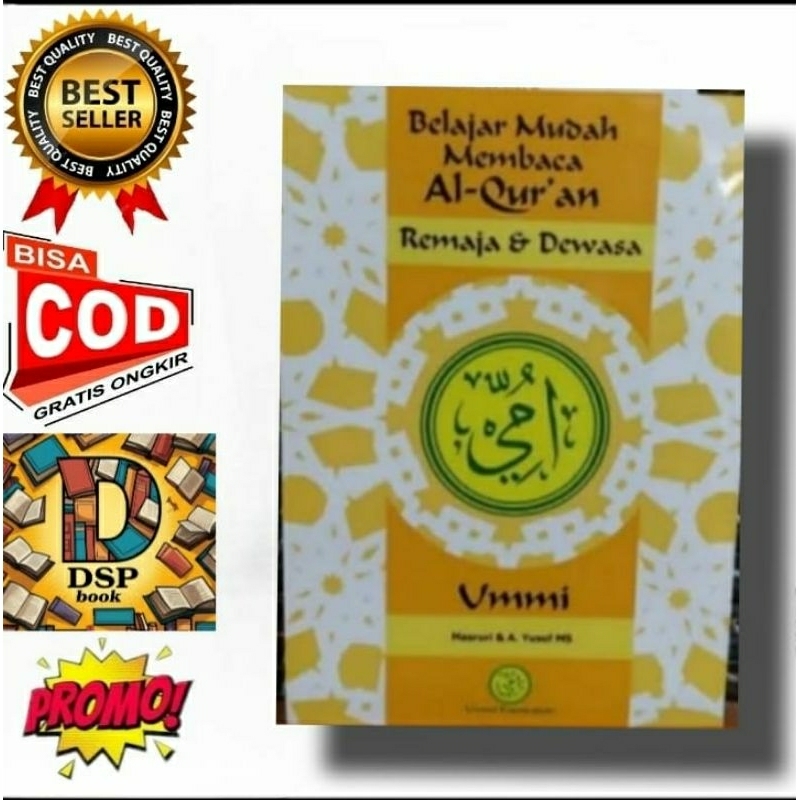 buku Belajar mudah membaca Al Quran Remaja dan dewasa ummi