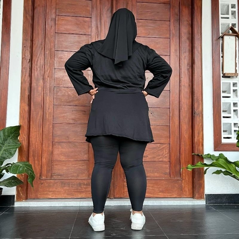 BIG SIZE ROK LEGGING BIG SIZE OLAHRAGA (MENYATU)
