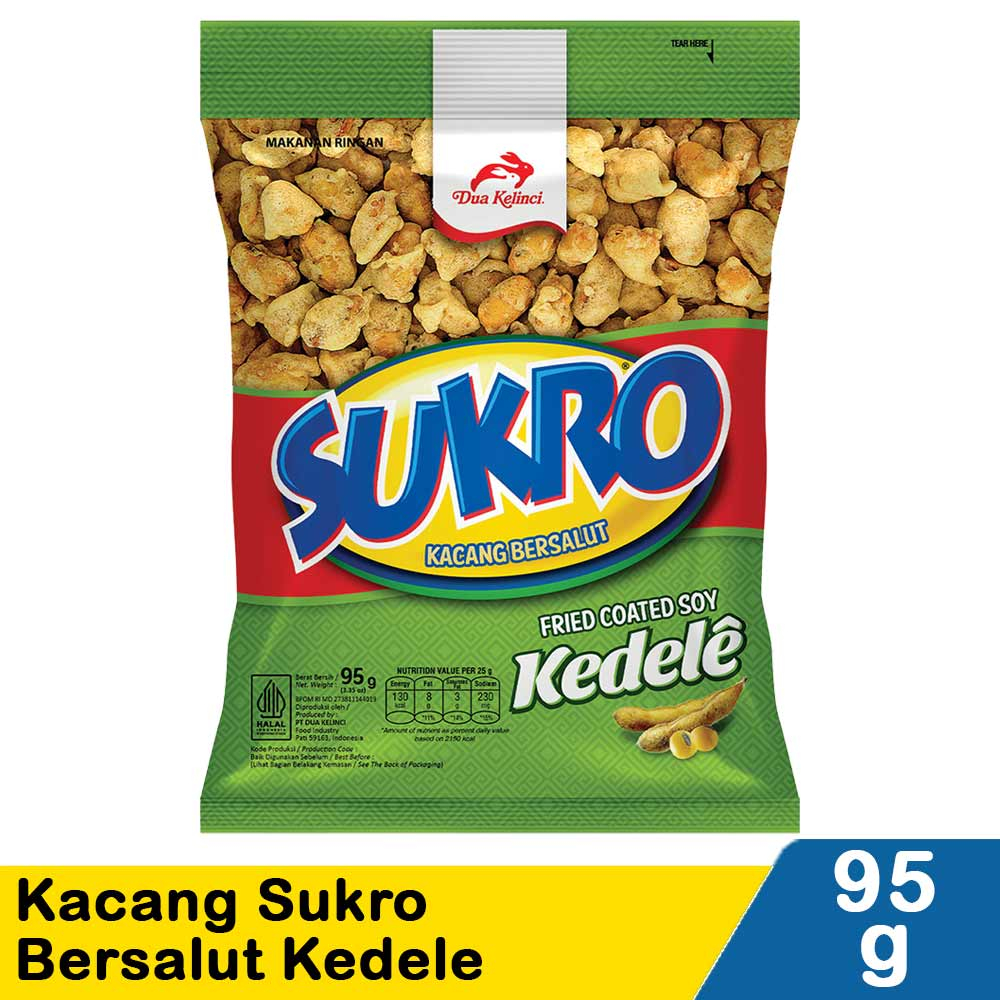

DUA KELINCI KACANG SUKRO BERSALUT KEDELE PCK 95g